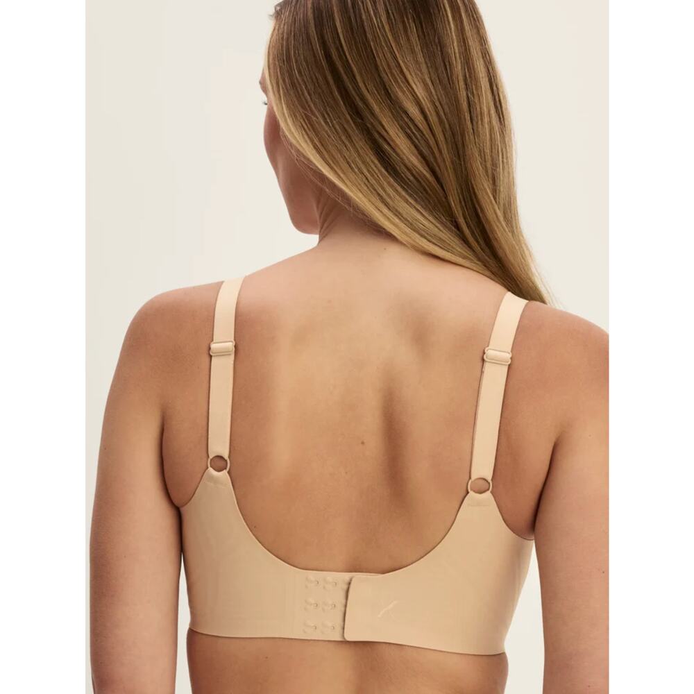 Knix Revolution Full Coverage Bra Warm Sand Womens Size M+ Medium+ New Wireless - Picture 2 of 12